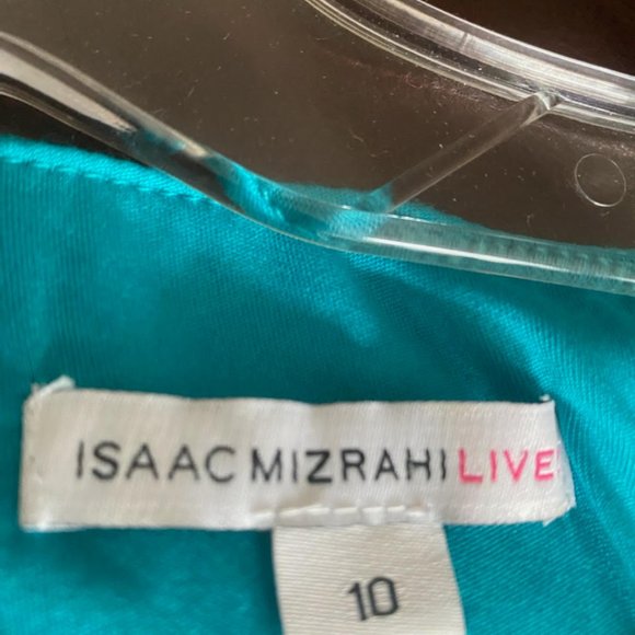 ISAAC MIZRAHI 100% COTTON MAXI SI DRESS SIZE 10 - Picture 2 of 3